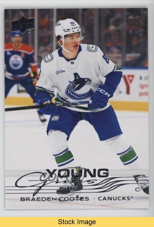 2025-26 Upper Deck Series 2 Young Guns Braeden Cootes #497 Rookie RC READ