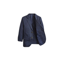 NWT JCrew Crewcuts Ludlow Chino Blazer Suit Jacket Boys 10 Navy Blue CH430 NEW