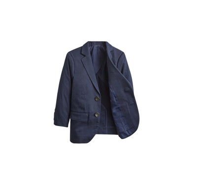 NWT JCrew Crewcuts Ludlow Chino Blazer Suit Jacket Boys 16 Navy Blue CH430 NEW