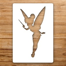 Fairy With Wand Large Reusable Wall Stencil For Painting DIY Home Decor Template