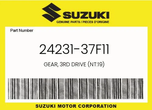 GEAR, 3RD DRIVE (NT:19)