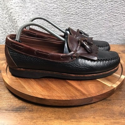 Allen Edmonds Nashua Loafer Mens 9.5B Black/Brown Leather  display picture 3