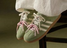 Womens Molly-Mae x adidas Samba OG Matcha Strawberry Green - PRESALE