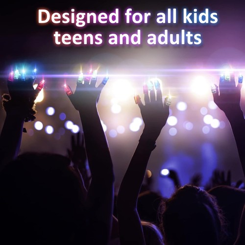 200 Pcs LED Finger Lights - Vibrant Glow Rings for Kids' Unforgettable Parties - Picture 7 of 8
