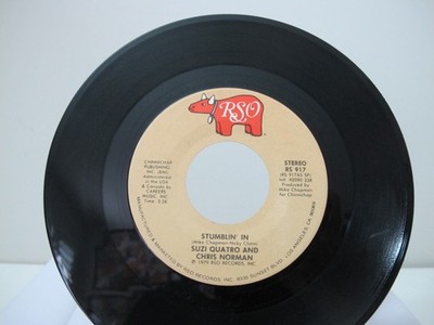 45 RECORD - SUZI QUARTO & CHRIS NORMAN - STUMBLIN IN