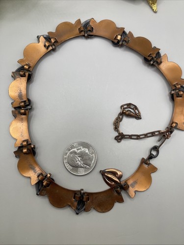 Vintage Copper Adjustable Length Necklace - Picture 5 of 6