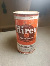 HIRES ROOT BEER  " The Old Time Flavor" 1955 Pre Zip FT Vintage Soda Can