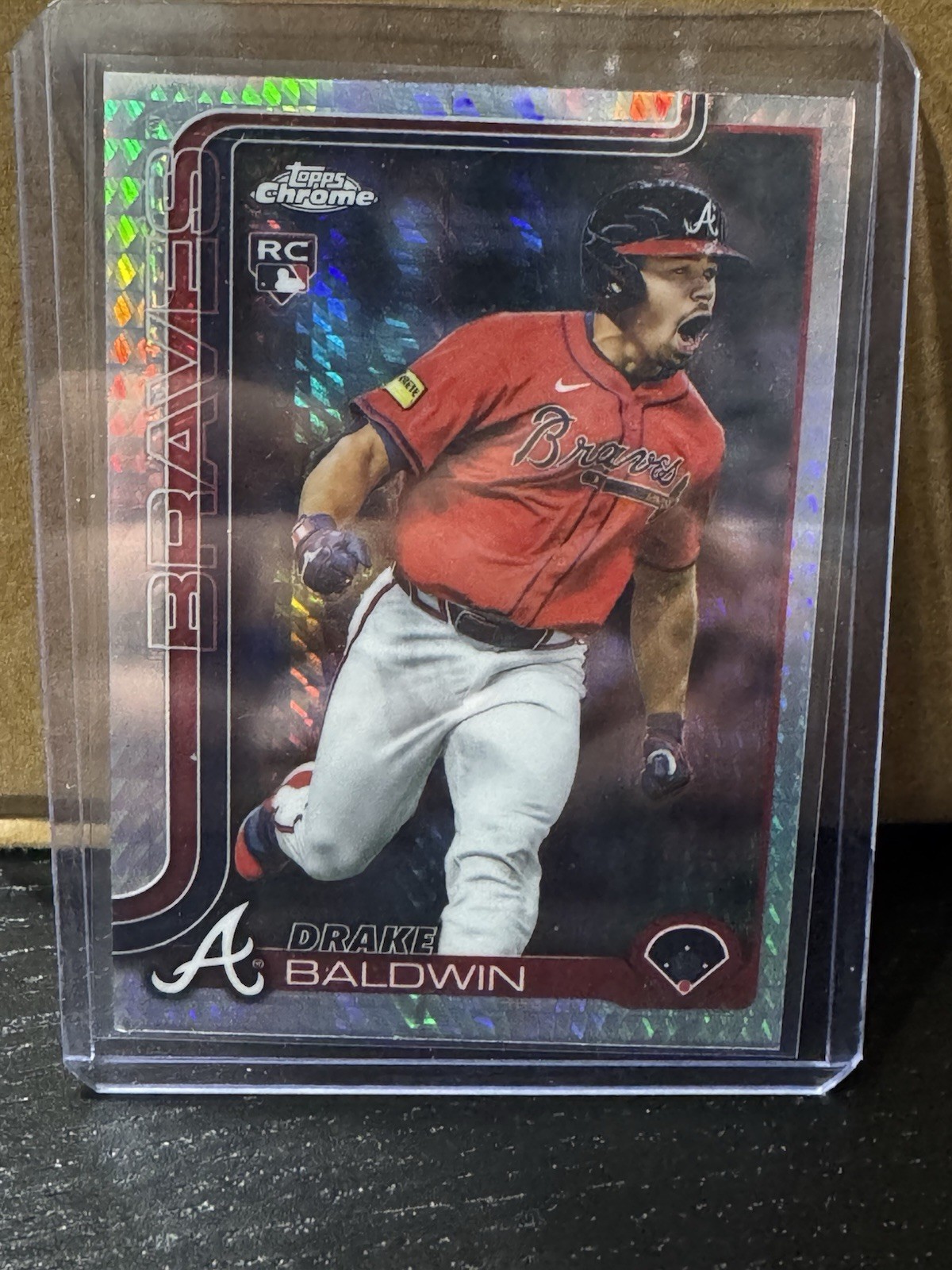 2025 Topps Update - #US87 Drake Baldwin (RC) Rainbow Foil Braves