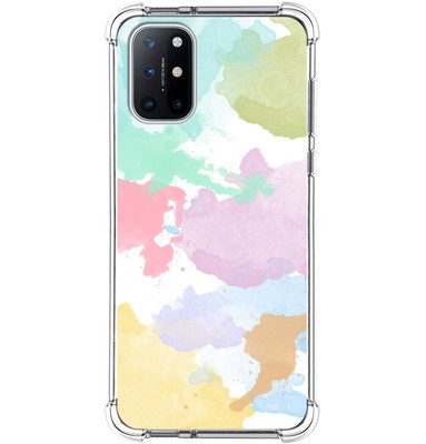 HUANGTAOLI Custodia per OnePlus NORD, Rinforzare la con Angoli Protettiva Silicone Colorato Bumper Cover per OnePlus NORD