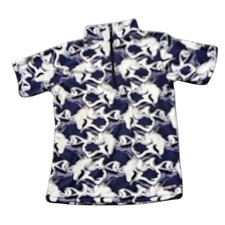 Kerrits Ice Fil Shirt Riding Equestrian Girls L Top Half-zip Mock-Neck Purple
