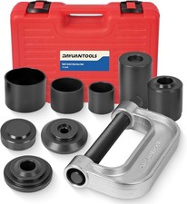Compact Red Ball Joint Press Tool for 2WD & 4WD Cars - Lifetime Durability