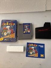 #1013 NES Nintendo - BurgerTime - CIB Complete in Box w/ Manual - Tested (1987)