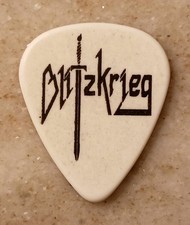 BLITZKRIEG - Ken Johnson / Authentic and Ultra RARE Official Tour Guitar Pick
