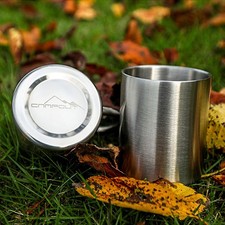 Isolierbecher aus Edelstahl mit Karabinerhaken für Outdoor Aktivitäten 300 ml – Bild 18