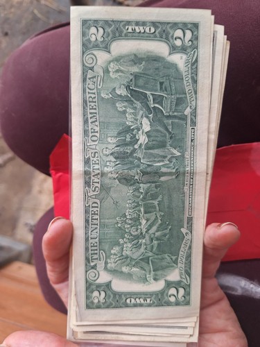 1976 2 dollar bill - Picture 2 of 2