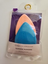 GSQ GLAMSQUAD Teardrop Blender Foundation 2 Sponges Face Make Up Sponge Blend