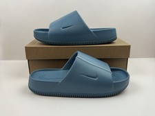 Nike Calm Slide Smokey Blue Men’s Size 11 Slip On Foam Sandals FD4116-005 NIB Nike Calm Slide Sandals Smokey Blue Men main image 4