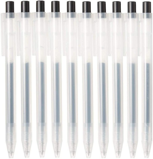 MUJI Gel Ink Ballpoint Pen Knock Type 0.5 mm