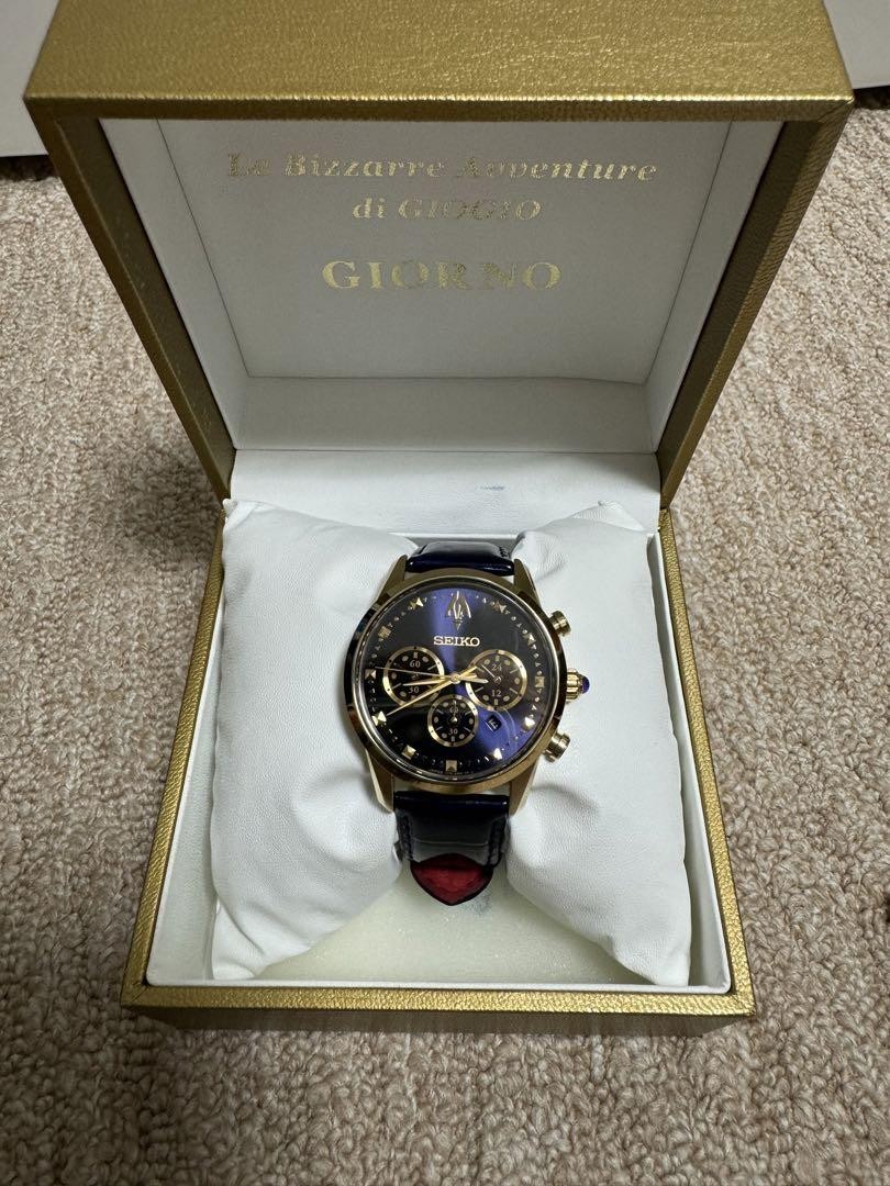 Seiko SBPY108 JoJo's Bizarre Adventure Watch Giorno Giovanna Seiko SBPY108 JoJo's Bizarre Adventure Watch Giorno Giovanna