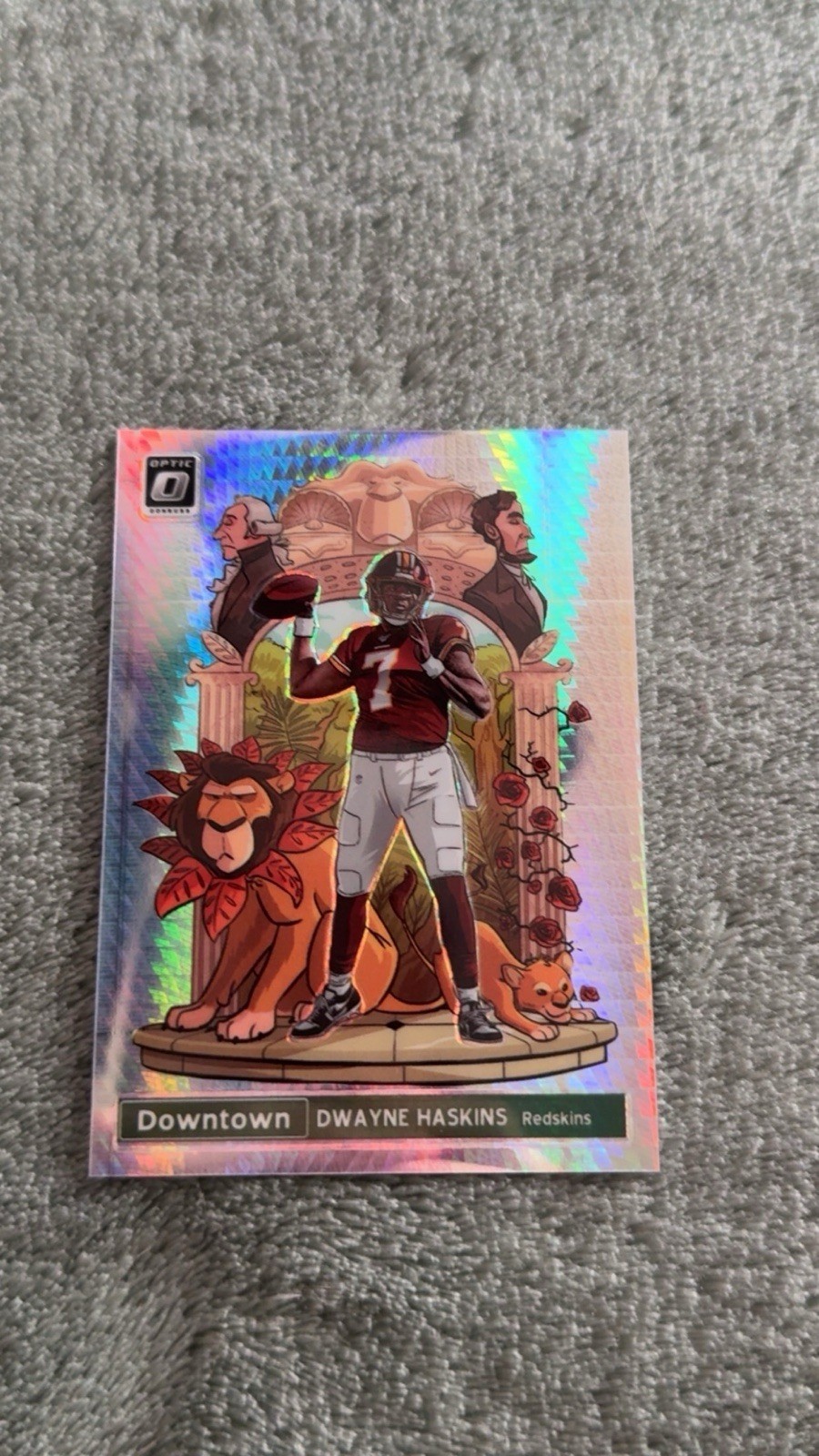 2019 Donruss Optic Dwayne Haskins Downtown