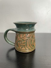 Susan Brown Freeman Pottery Ceramic Mug Hand Thrown Signed 1994-1999