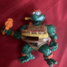 Vintage 93 TMNT Pizza Tossin Michelangelo Playmates Teenage Mutant Ninja Turtles