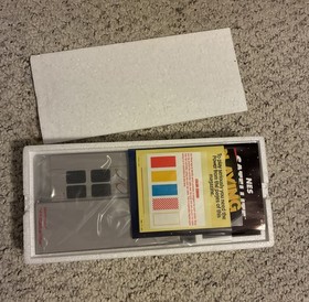 NES Satellite Remote Control Module Nintendo CIB NEVER USED, Woolworth Sticker