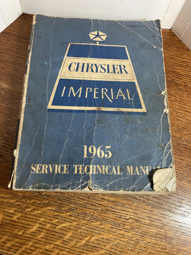 1965 Chrysler Imperial OEM Service Shop Technical Manual - Picture 1 of 8