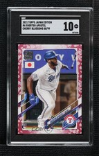 2021 Topps Japan Edition Cherry Blossoms 88/99 Sherten Apostel SGC 10 GEM 09dw