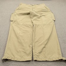 Baggy Cargo Pants Men 35x30 Y2K Skater 10" Leg Opening Wide Grunge Military VTG