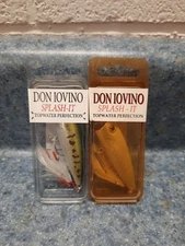 2 Don Iovino Splash It Popper Lures Topwater Perfection!  