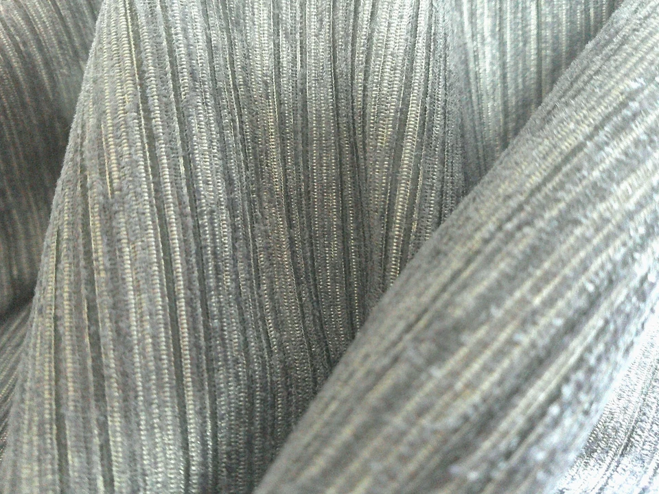 Tela de rendimiento a rayas de terciopelo elevado azul/negro/blanco elegante elegancia por comprar Foto 3 de 4