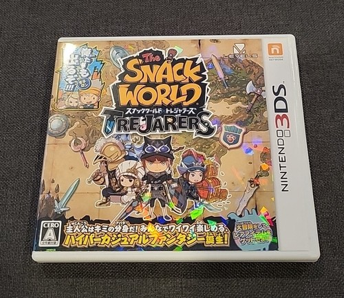 Nintendo 3ds Snack World Trejarers Japan IMPORT Japanese Game