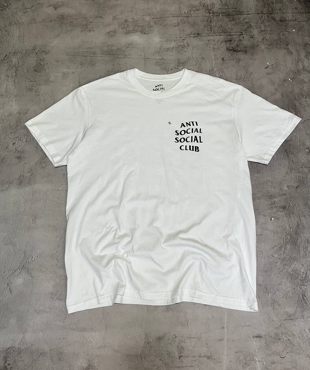anti social social club tee white