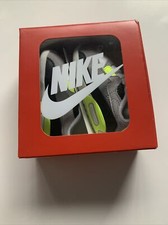 Nike Max 90 Crib CB Shoes Size 3c White/ Particle Grey/Green