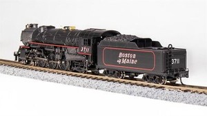 Broadway Limited Imports 6922 N Gauge Heavy Pacific 4-6-2 Paragon4 DCC Sound B&M 3711 Steam Locomotive