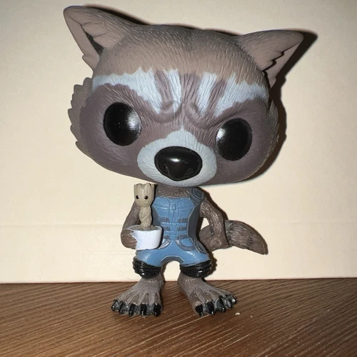 Funko Marvel Guardians of the Galaxy Rocket Raccoon with Baby Groot #93 NO BOX**