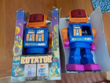 Vintage Rotator Robots, Lot of 2, Leader Toys, For Parts or Repair