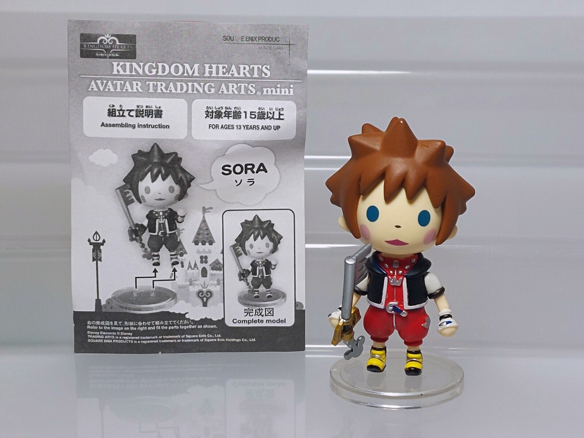 小物 sora Kingdom Hearts Avatar Trading Arts mini SORA Figure Square