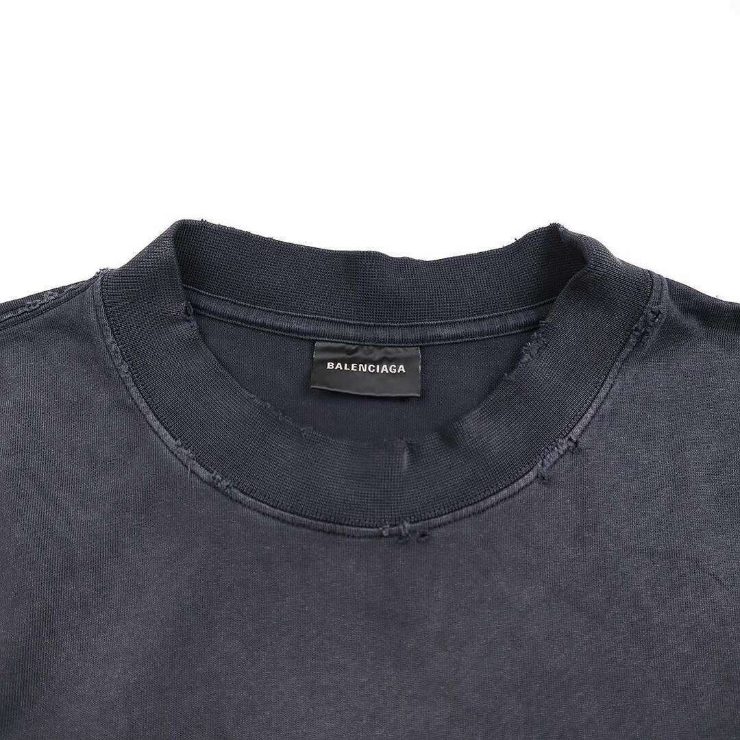 BALENCIAGA Tape Type Medium Fit Tee Logo 739784 TOVA9 BALENCIAGA Tape Type Medium Fit Tee Logo 739784 TOVA9