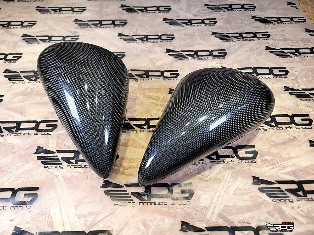 RPG WRC Plain Carbon Mirrors for 93-01 Subaru Impreza GC WRX STi