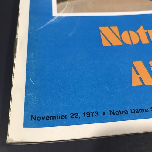 Notre Dame vs Air Force Football Program November 22 1973 Ara Parseghian 70s - Picture 3 of 10