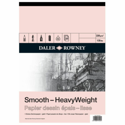 Daler Rowney Smooth Heavyweight Cartridge Pad - A2