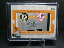 2009 Topps Ticket To Stardom Ticket Stubs /110 Justin Duchscherer #TS-78