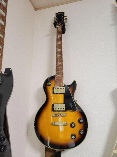 Electric Guitar Rare Pearl 70's Les Paul Body Sunburst Japan Made Sold As Is