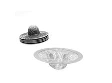 Hair Catcher Strainer Bathroom Tub Drain Hair Catcher Stainless Steel 6 Pack 
