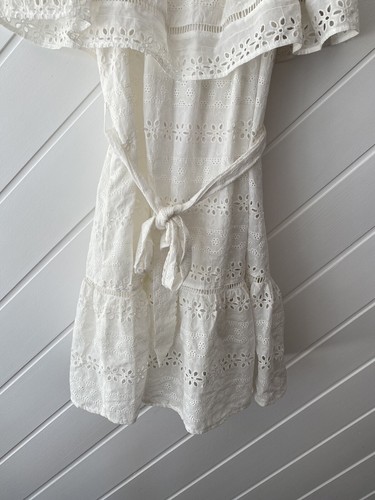 Indikah - BNWT - Ladies White Off The Shoulder Sundress - Size 8. - Picture 4 of 4