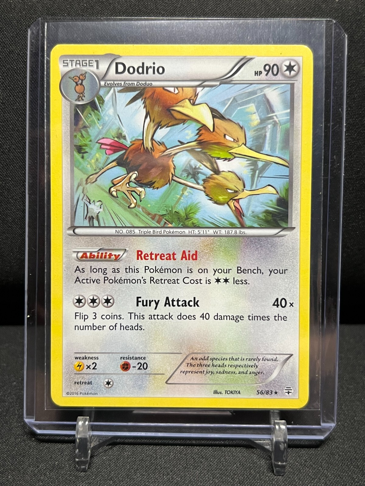 Dodrio 56/83 Rare Pokémon 2016 XY Generations LP