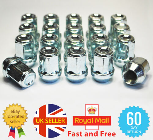 20 x M12 x 1.5, 21mm Hex Alloy/Steel Wheel Nuts
