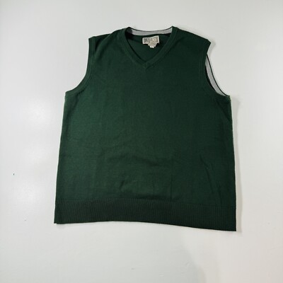 Duluth Trading Co Sweater Best Green V Neck Men's Size Medium